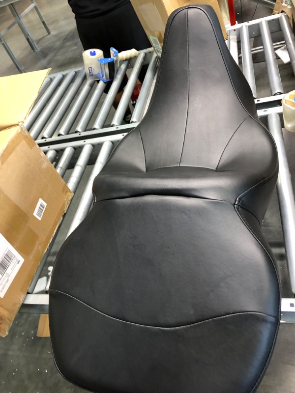 Photo 1 of Black Rider Passenger Seat Compatible with 2009-2022 Harley Touring FLHR FLHX FLTRX Street Tri Glide Road King