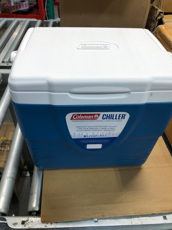 Photo 3 of Coleman Portable Hard Cooler, 9 Quart Ocean Blue