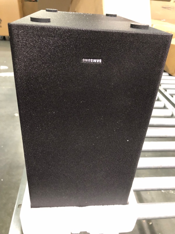 Photo 2 of SAMSUNG HW-B450 2.1ch Soundbar w/Dolby Audio, Subwoofer Included, Bass Boosted, Wireless Bluetooth TV Connection, Adaptive Sound Lite, Game Mode (Newest Model) HW-B450 Soundbar