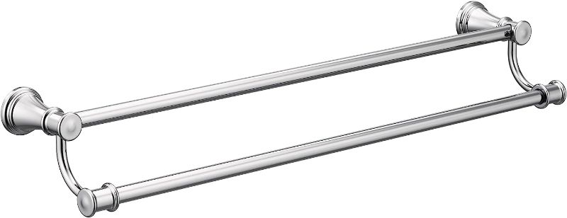 Photo 1 of 
Moen Belfield Chrome 24-Inch Bathroom Double -Towel Bar, YB6422CH
