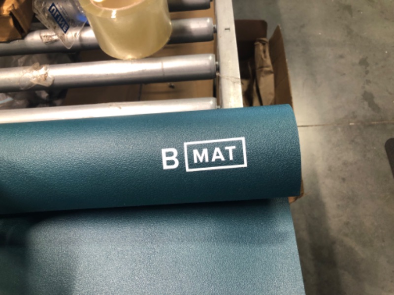 Photo 3 of B YOGA B Mat Strong 6mm Thick Yoga Mat, 100% Rubber, Sticky & Eco-Friendly Exercise Mat, Non-Slip for Hot Yoga, Fitness, Pilates, Exercise, Stretching, Gym or Home Workouts Ocean Green 71 Inch