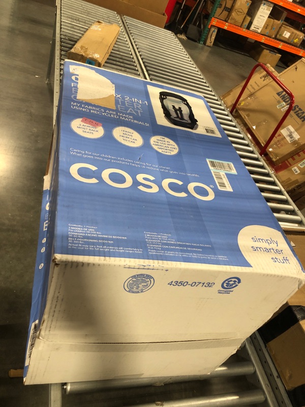 Photo 1 of Cosco Finale DX 2-in-1 Booster Car Seat, Forward Facing 40-100 lbs, Rainbow