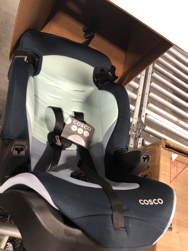 Photo 3 of Cosco Finale DX 2-in-1 Booster Car Seat, Forward Facing 40-100 lbs, Rainbow