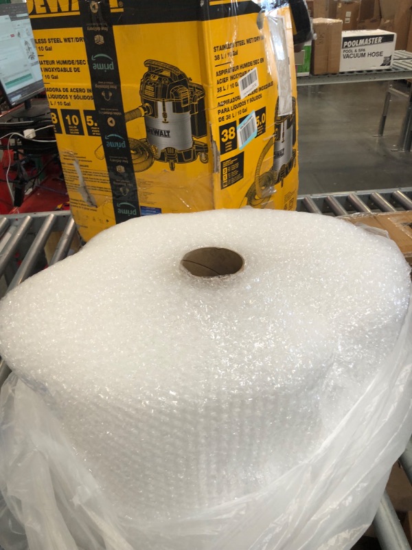 Photo 2 of WLPackaging 3/16 700 ft x 12" Small Bubble Cushioning Wrap, Perforated Every 12"