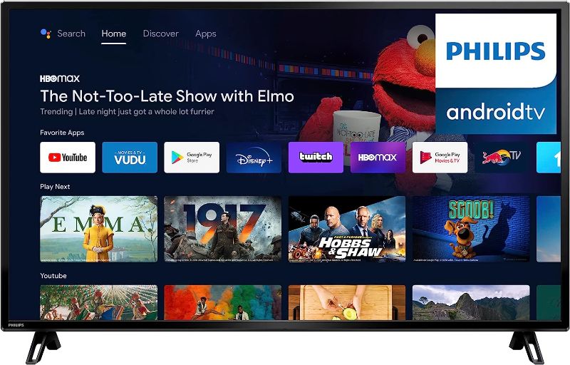 Photo 1 of PHILIPS 50-Inch 4K UHD LED Android Smart TV with Voice Remote, HDR10, Google Assistant and Chromecast Built-in

