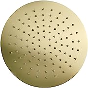 Photo 1 of 
Gold Ceiling Top Shower Head Overhead Bathroom Sprinkler Rainfall Spa Big Square Round Oval Stainless Steel 8/10/12/16 inch (Color : 12 inch)Gold Ceiling Top Shower Head Overhead Bathroom Sprinkler Rainfall Spa Big Square Round Oval Stainless…