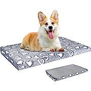 Photo 1 of  Dog Crate Mat Reversible Cool and Warm, Stylish Dog Bed for Crate with Waterproof Inner Linings…