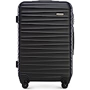 Photo 1 of amazon basic Modern, Black,carry-on Suitcase