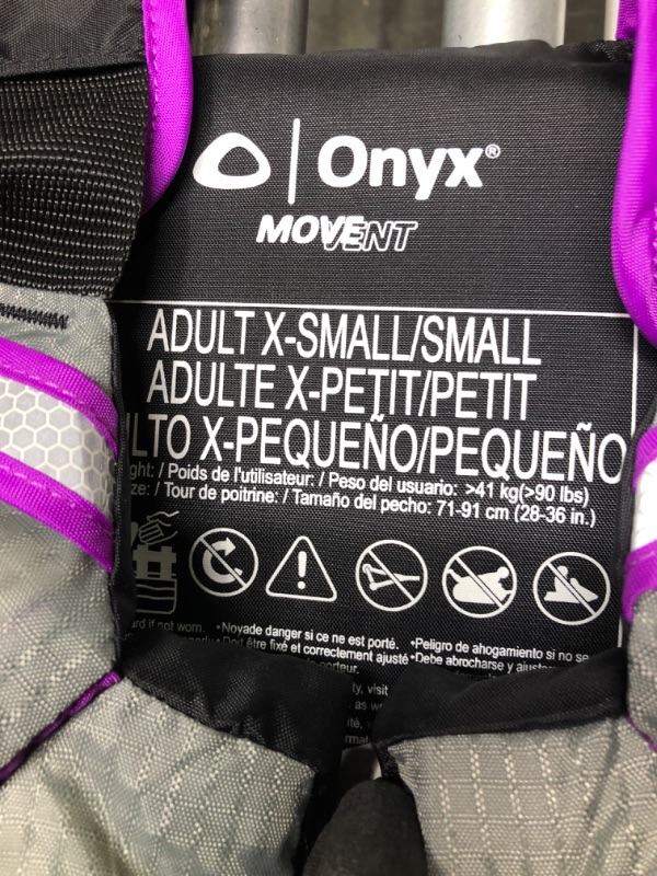 Photo 2 of 
Onyx MoveVent Dynamic Paddle Sports Life Vest, Purple, XS/SMOnyx MoveVent Dynamic Paddle Sports Life Vest, Purple, XS/SM