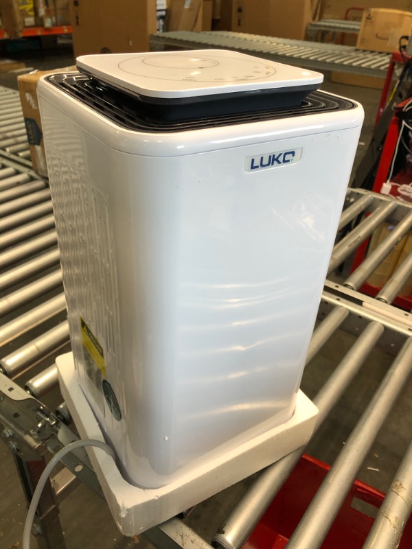 Photo 5 of 
LUKO 2000 Sq. Ft Dehumidifiers for Large Room and Basements, 30 Pints Dehumidifier with Drain Hose, Auto or Manual Drainage, 0.528 Gallon Water Tank, Auto Defrost, Dry Clothes Function, 24H Timer (white)LUKO 2000 Sq. Ft Dehumidifiers for Large Room and B