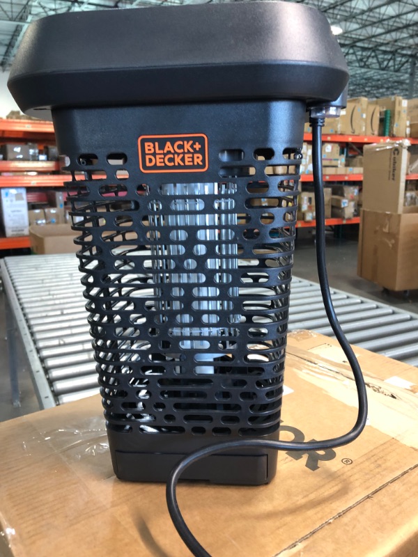 Photo 3 of 
BLACK+DECKER Bug Zapper, Electric UV Insect Catcher & Killer for Flies, Mosquitoes, Gnats & Other Small to Large Flying Pests, 1 Acre Outdoor Coverage for Home, Deck, Garden, Patio, Camping & MoreBLACK+DECKER Bug Zapper, Electric UV Insect Catcher & Kill