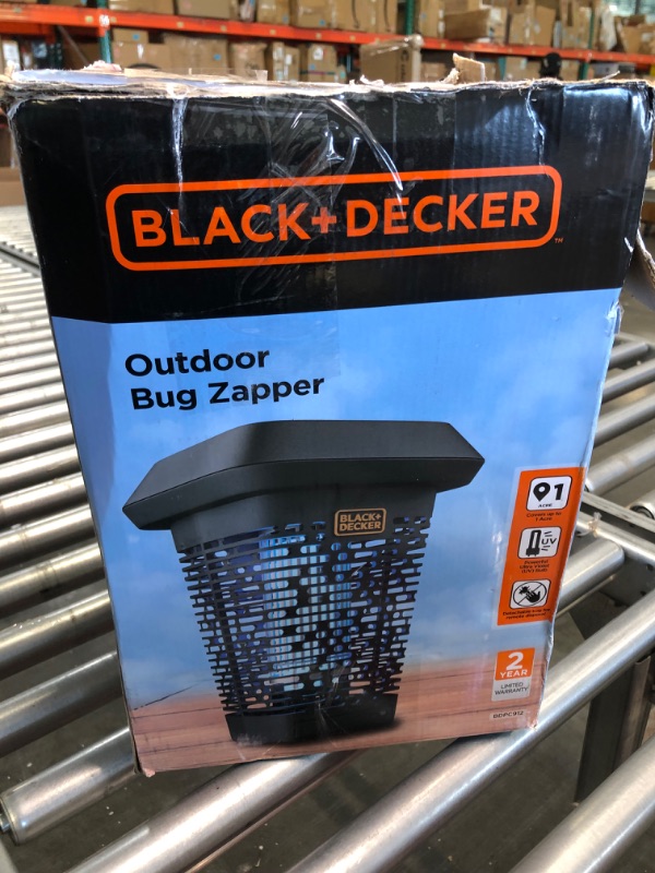 Photo 4 of 
BLACK+DECKER Bug Zapper, Electric UV Insect Catcher & Killer for Flies, Mosquitoes, Gnats & Other Small to Large Flying Pests, 1 Acre Outdoor Coverage for Home, Deck, Garden, Patio, Camping & MoreBLACK+DECKER Bug Zapper, Electric UV Insect Catcher & Kill