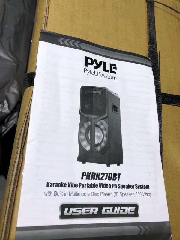 Photo 5 of Pyle Karaoke Vibe PA Bluetooth Audio Video/DVD Speaker System - 800W PKRK270BT & Portable VHF Wireless Microphone System - Professional Battery Operated Handheld PDWM91 With Video DVD Speaker System + VHF Wireless Microphone System
NO VHF Wireless Microph