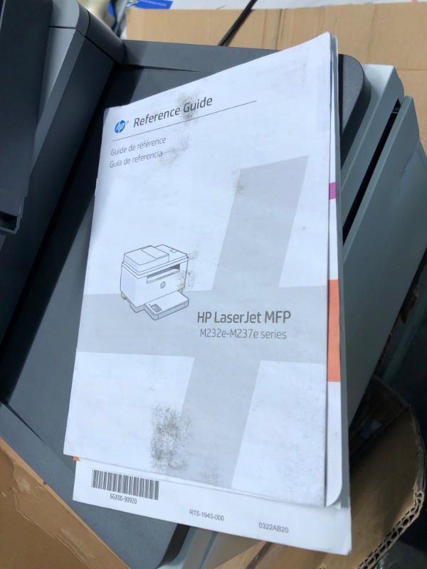 Photo 1 of HP LaserJet MFP M234sdwe Wireless Black and White All-in-One Printer with built-in Ethernet & fast 2-sided printing, HP+ and bonus 6 months Instant Ink (6GX01E)
