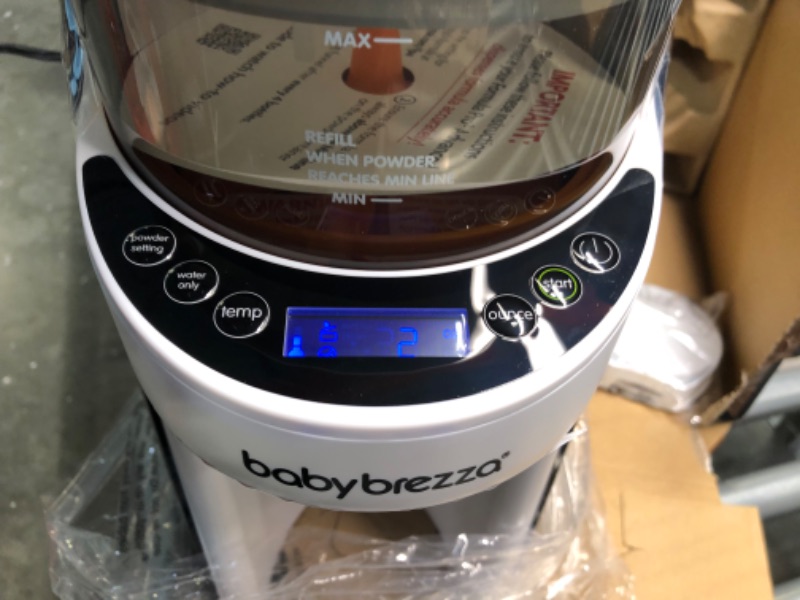 Photo 3 of New and Improved Baby Brezza Formula Pro Advanced Formula Dispenser Machine - Automatically Mix a Warm Formula Bottle Instantly - Easily Make Bottle with Automatic Powder Blending