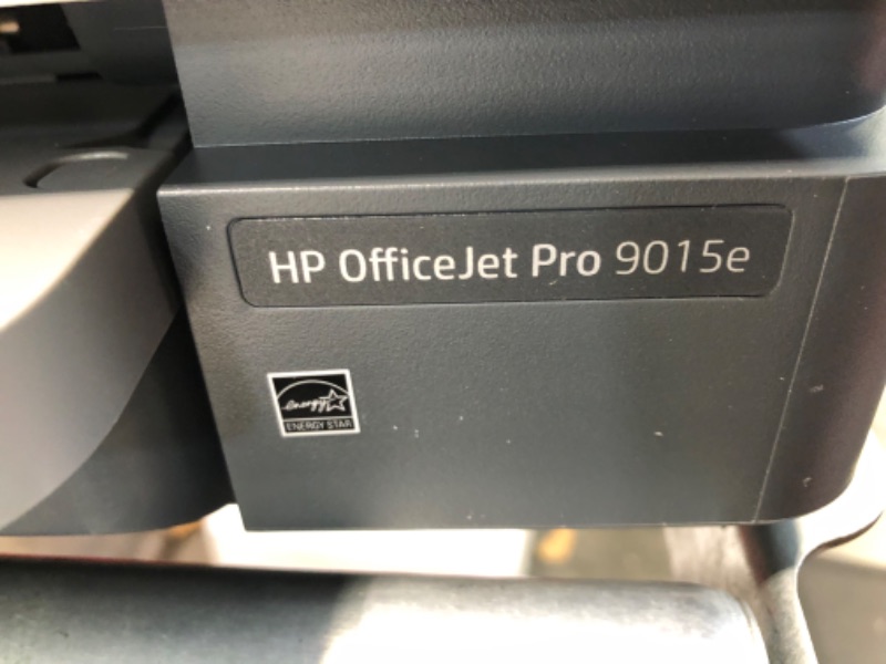 Photo 4 of HP OfficeJet Pro 9015e Wireless Color All-in-One Printer with bonus 6 months Instant ink with HP+ (1G5L3A),Gray