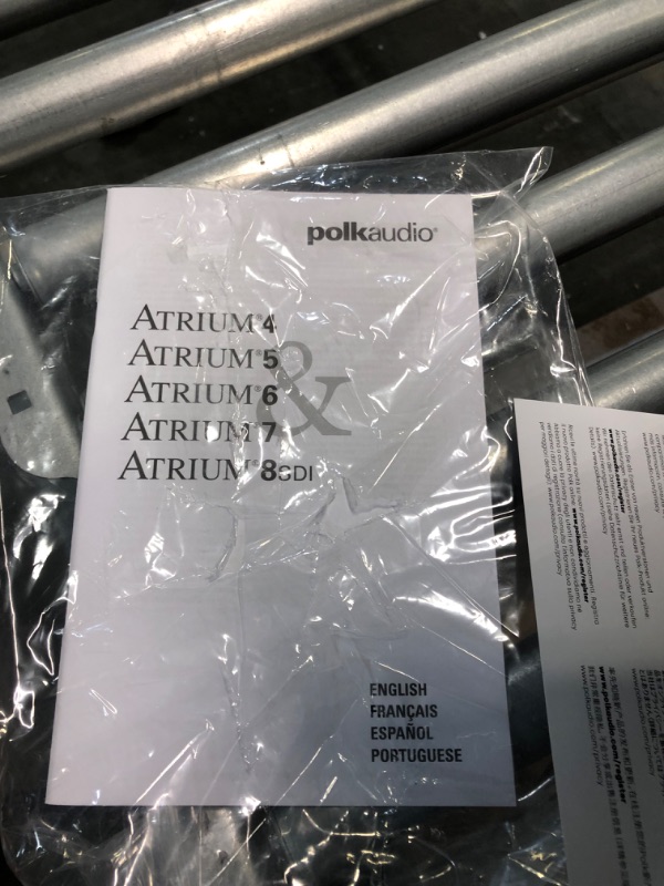 Photo 3 of Polk Audio Atrium 5 Outdoor Speakers with Powerful Bass (Pair, White), All-Weather Durability, Broad Sound Coverage, Speed-Lock Mounting System 
ONLY 2 BASS