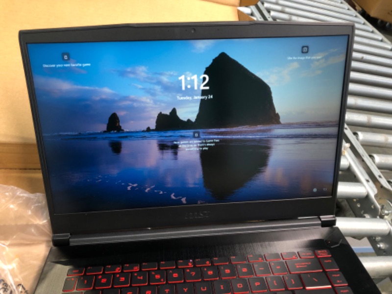 Photo 1 of MSI GV15 15.6" 144Hz Gaming Laptop: Intel Core i5-11400H GTX 1650 8GB 256GB NVMe SSD, Wi-Fi 6, USB Type-C, Nahimic 3 Audio Immersion, Win 11: Black 11SC-633