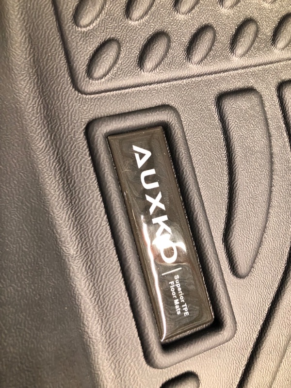 Photo 6 of Auxko All Weather Floor Mats Compatible with Hyundai IONIQ 5 2022 2023 with Unmoveable Console(Not Limited) TPE Rubber Liners All Season Guard Odorless Anti-Slip Mats
