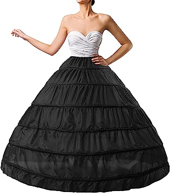 Photo 1 of MISSYDRESS Full A-line 6 Hoop Floor-Length Bridal Dress Gown Slip Petticoat
