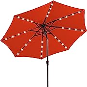 Photo 1 of 
JEAREY 10FT LED Lighted Patio Umbrella, Solar Outdoor Umbrella, Tilt Table Umbrella for Pool, Deck & Yard(Orange)JEAREY 10FT LED Lighted Patio Umbrella, Solar Outdoor Umbrella, Tilt Table Umbrella for Pool, Deck & Yard(Oran…