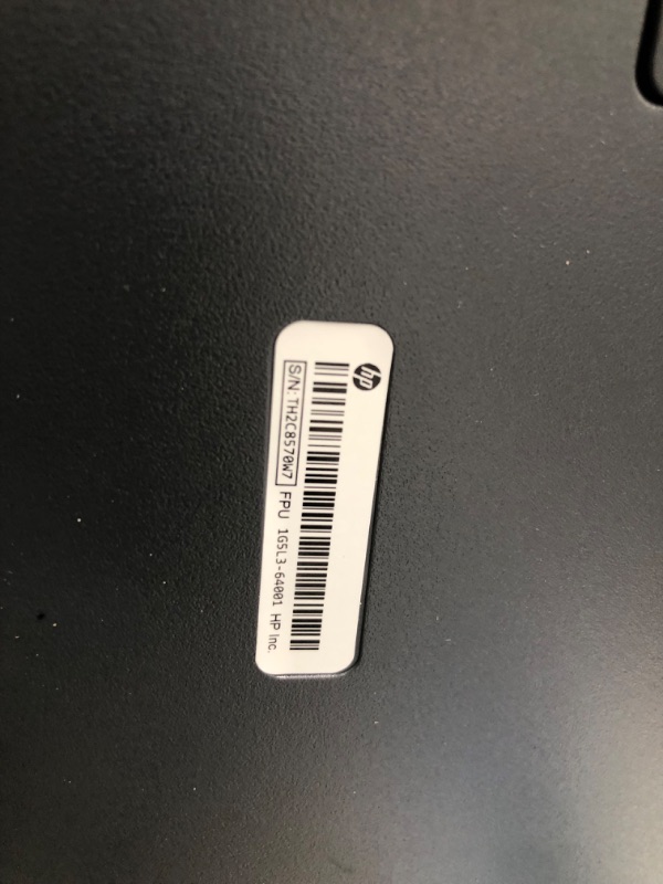 Photo 1 of HP OfficeJet Pro 9015e Wireless Color All-in-One Printer with bonus 6 months Instant ink with HP+ (1G5L3A),Gray
missing charger cord, unable to test