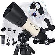 Photo 1 of 80mm Refractor Telescope for Adults Astronomy - Professional Astronomical Telescope for Beginners Viewi…