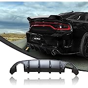 Photo 1 of Acmex Rear Diffuser Compatible with 2015-2023 Dodge Charger Diffuser SRT Rear Lip Bumper Diffuser PP Valanc…