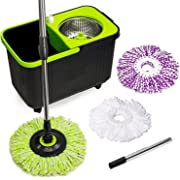 Photo 1 of 
Simpli-Magic 79117 Spin Mop Cleaning Kit with Refills, Mop & Refills, Black/GreenSimpli-Magic 79117 Spin Mop Cleaning Kit with Refills, Mop & Refills, 1 blue cloth mop