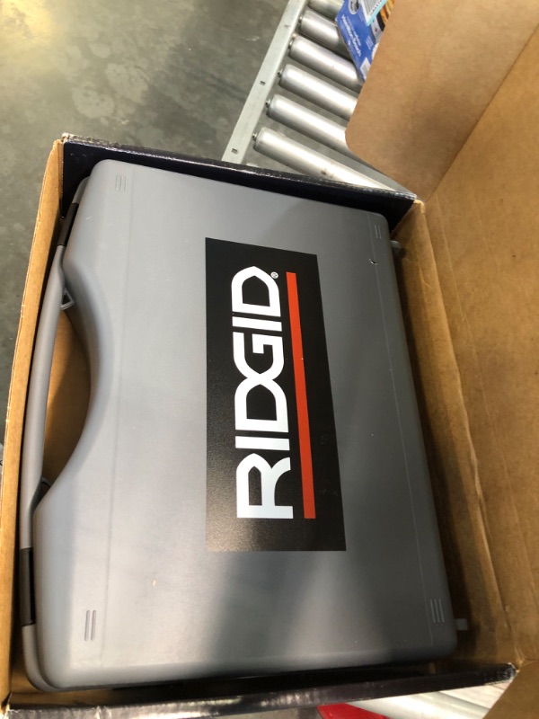 Photo 5 of RIDGID 72553, RP 115 Mini Press Tool Kit with 1/2" - 3/4" ProPress Jaws and Carrying Case & 55183 12V Li-Ion Battery
NO BATTERY