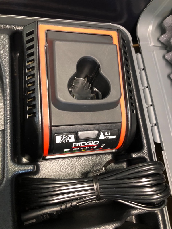 Photo 7 of RIDGID 72553, RP 115 Mini Press Tool Kit with 1/2" - 3/4" ProPress Jaws and Carrying Case & 55183 12V Li-Ion Battery
NO BATTERY