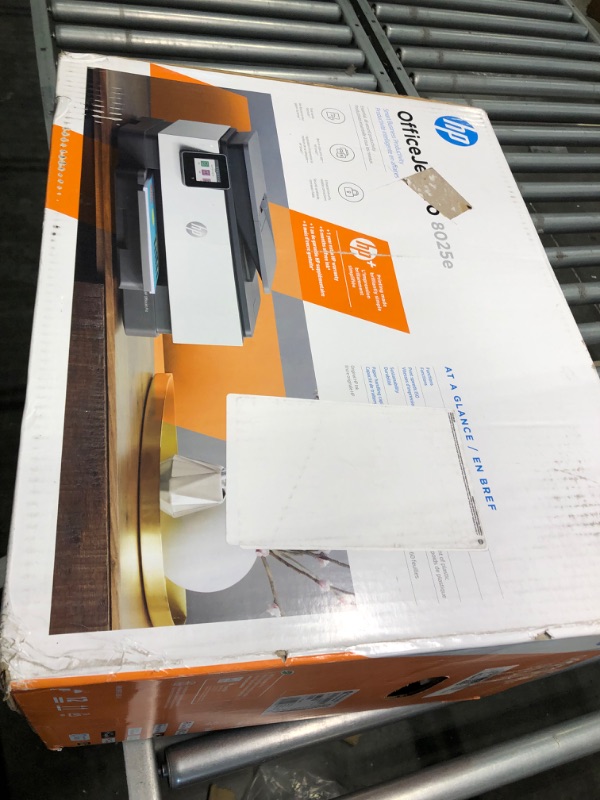 Photo 1 of HP OfficeJet Pro 8025e Wireless Color All-in-One Printer with bonus 6 free months Instant Ink with HP+ (1K7K3A), Gray