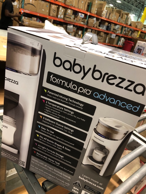 Photo 5 of New and Improved Baby Brezza Formula Pro Advanced Formula Dispenser Machine - Automatically Mix a Warm Formula Bottle Instantly - Easily Make Bottle with Automatic Powder Blending