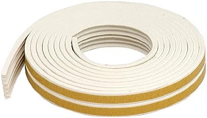 Photo 1 of All Weather EPDM Rubber Weatherseal for Gaps 1/16-Inch to 1/8-Inch, White - MD Building Products 02618
