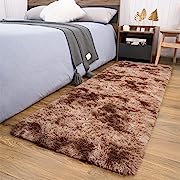 Photo 1 of 72X26 INCH Maxsoft Soft Shaggy Runner Rug for Bedroom, Indoor Modern Fluffy Area Rugs Fuzzy Carpet for Hall…