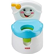 Photo 1 of Fisher-Price Toddler Toilet Learn-To-Flush Potty Training Seat With Lights Sounds Phrases And Removable Pott…