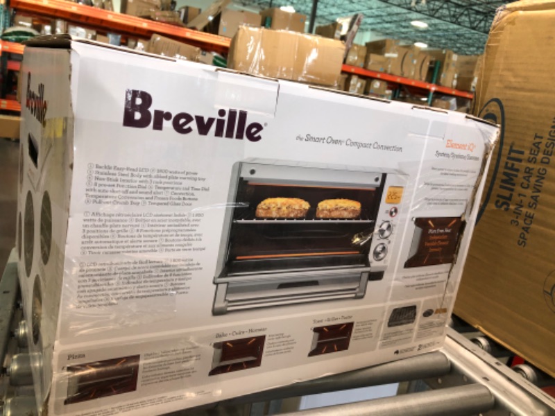 Photo 1 of Breville Compact Convection Smart Oven - 1.6 cu ft - Stainless Steel