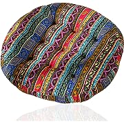 Photo 1 of 
Carkio 22" Bohemian Yoga Meditation Round Decorative Floor Pillow Large Floor Home Car Cushion Couch Cushion Pad for Adults Outdoor Boho Flower Decor Designs Comfortable Bed Sofa Pouffe-Sanger FlowerCarkio 22" Bohemian Yoga Meditation Round Decorative Fl