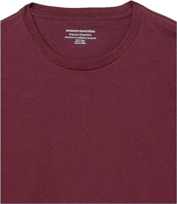 Photo 1 of Amazon Essentials Men's Short-Sleeve Crewneck T-Shirt, Pack of 1