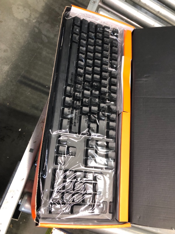 Photo 2 of SteelSeries Apex 3 RGB Gaming Keyboard – 10-Zone RGB Illumination – IP32 Water Resistant – Premium Magnetic Wrist Rest (Whisper Quiet Gaming Switch)