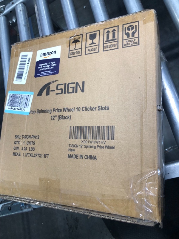 Photo 3 of 
12 Inch Heavy Duty Spinning Prize Wheel - 10 Slots Color Tabletop Roulette Spinner Wheel of Fortune - Spin The Wheel with Dry Erase Marker and Eraser Win The Fortune Spin Game for Trade Show, Carnival12 Inch Heavy Duty Spinning Prize Wheel - 10 Slots Col