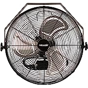 Photo 3 of 
Newair Wall Mounted High Velocity Fan | 18" Air Fan | Quiet High Velocity Blade Fan | 3 Speed Settings Box Fan | Heavy Duty Fan For Industrial Use | Portable Outdoor Shop Fan | Black | WindPro18WNewair Wall Mounted High Velocity Fan | 18" Air Fan | Quiet