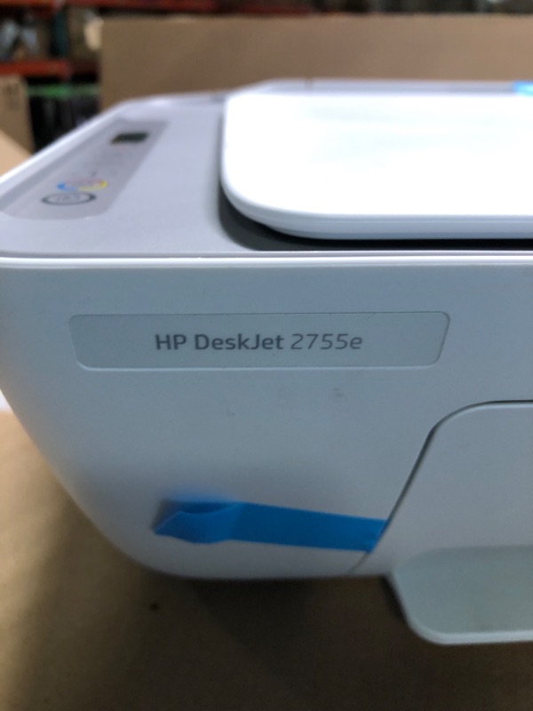 Photo 1 of HP DeskJet 2755 Wireless All-in-One Printer | Mobile Print, Scan & Copy | HP Instant Ink Ready (3XV17A) (Renewed)
