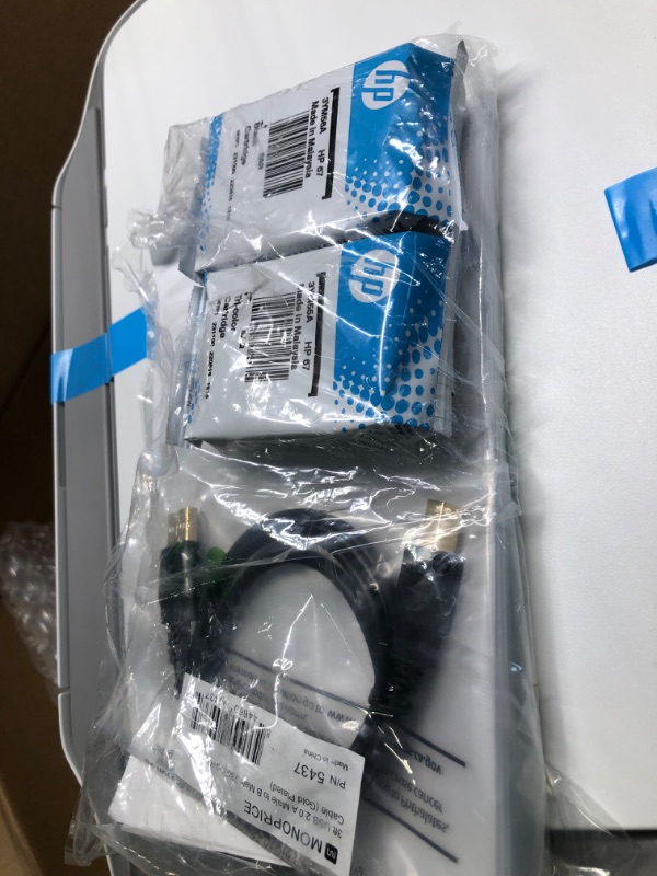 Photo 1 of HP DeskJet 2755 Wireless All-in-One Printer | Mobile Print, Scan & Copy | HP Instant Ink Ready (3XV17A) (Renewed)