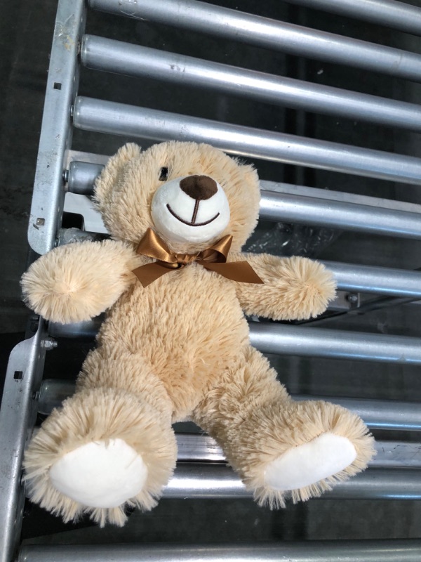 Photo 2 of 
 Teddy Bear Cute Stuffed Animal Bear with Bow Plush Toys 13.8 Inches 