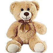 Photo 1 of 
 Teddy Bear Cute Stuffed Animal Bear with Bow Plush Toys 13.8 Inches 