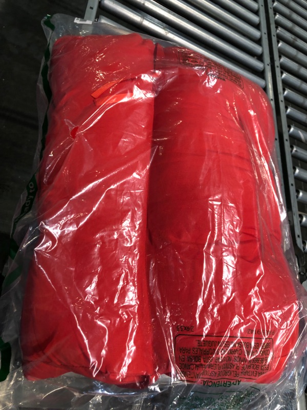 Photo 3 of BOOMSHY Waterproof Rocking Chair Cushion Patio Chair Cushion Outdoor Chair Cushions Set of Upper and Lower with Ties (Red)
CUSHION ONLY