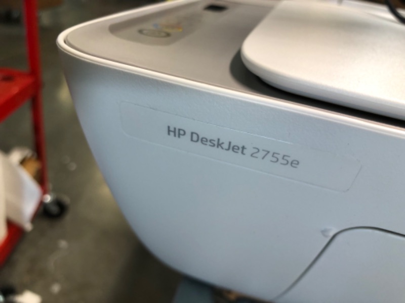 Photo 4 of 
HP DeskJet 2755e Wireless Color All-in-One Printer with bonus 6 months Instant Ink (26K67A), white
NO INK