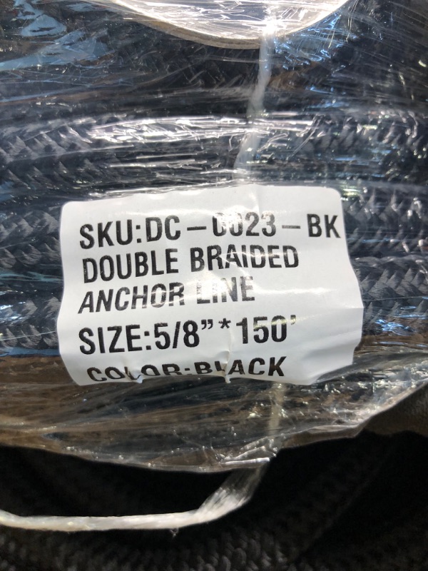 Photo 3 of 
SearQing Double Braid Nylon Anchor Rope 5/8 Inch x 150 Feet with Stainless Steel Thimble-High Strength Anchor Line Safe Workload: 1600LBS;Tensile Strength:9000 LBSSearQing Double Braid Nylon Anchor Rope 5/8 Inch x 150 Feet with Stainless Steel Thimble-Hi