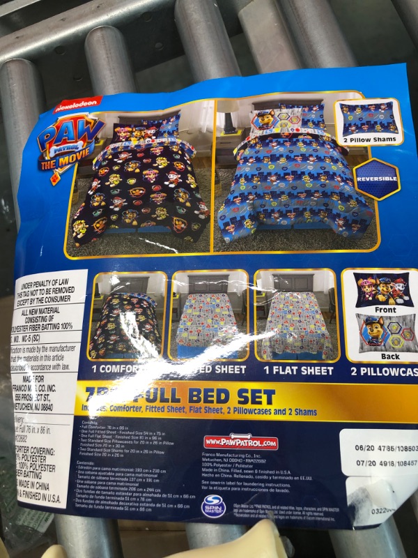 Photo 2 of 
Franco Kids Bedding Super Soft Comforter and Sheet Set with Sham, 5 Piece Twin Size, Paw Patrol MovieFranco Kids Bedding Super Soft Comforter and Sheet Set with Sham, 5 Piece Twin Size, Paw Patrol Movie
